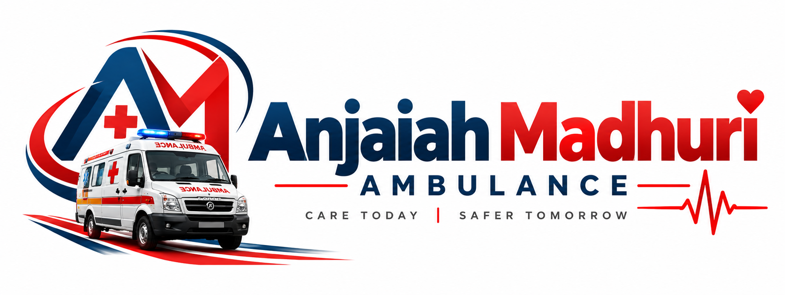 Anjaiah Madhuri Ambulance logo